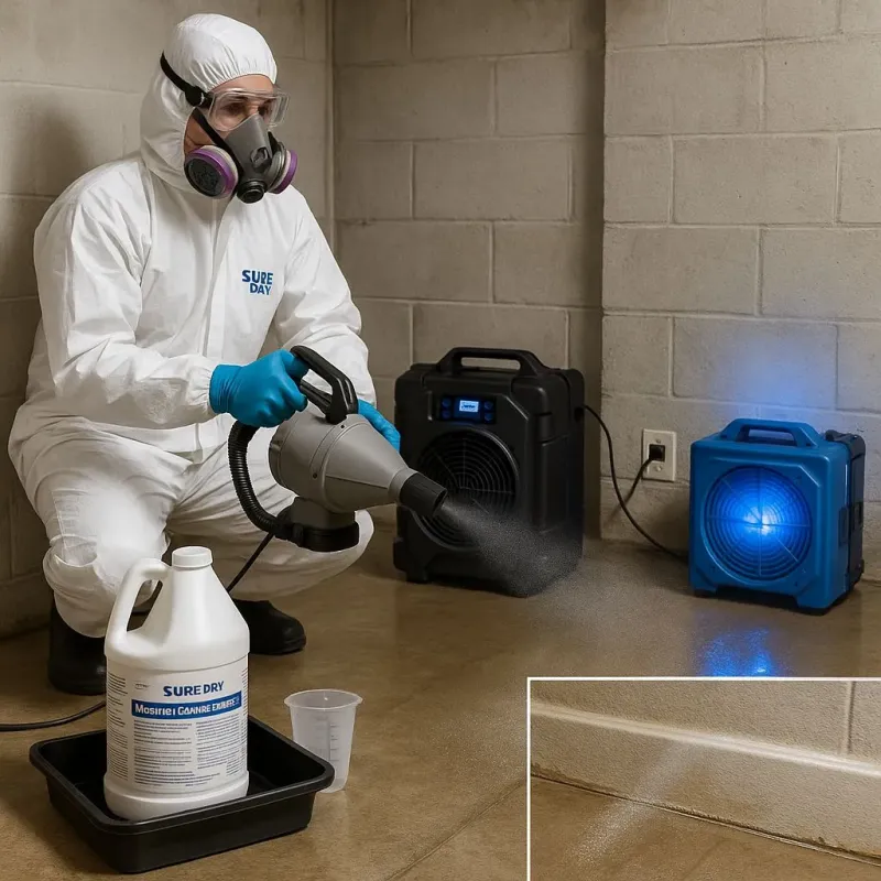 Sanitization and Odor Removal process in Pearlington, MS