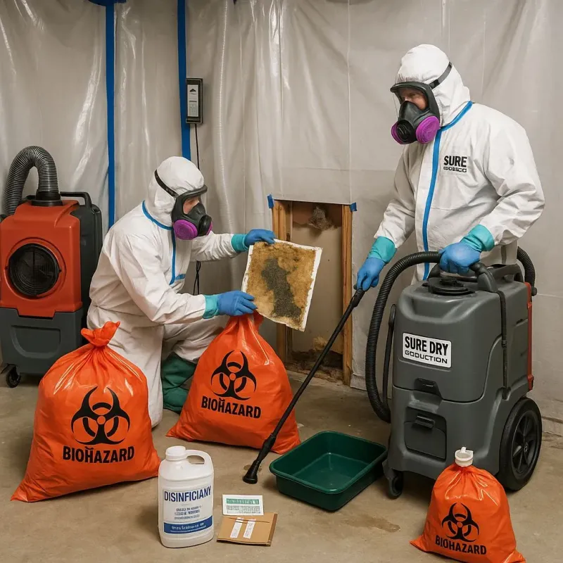 Contaminated Water Handling Protocols process in Pearlington, MS